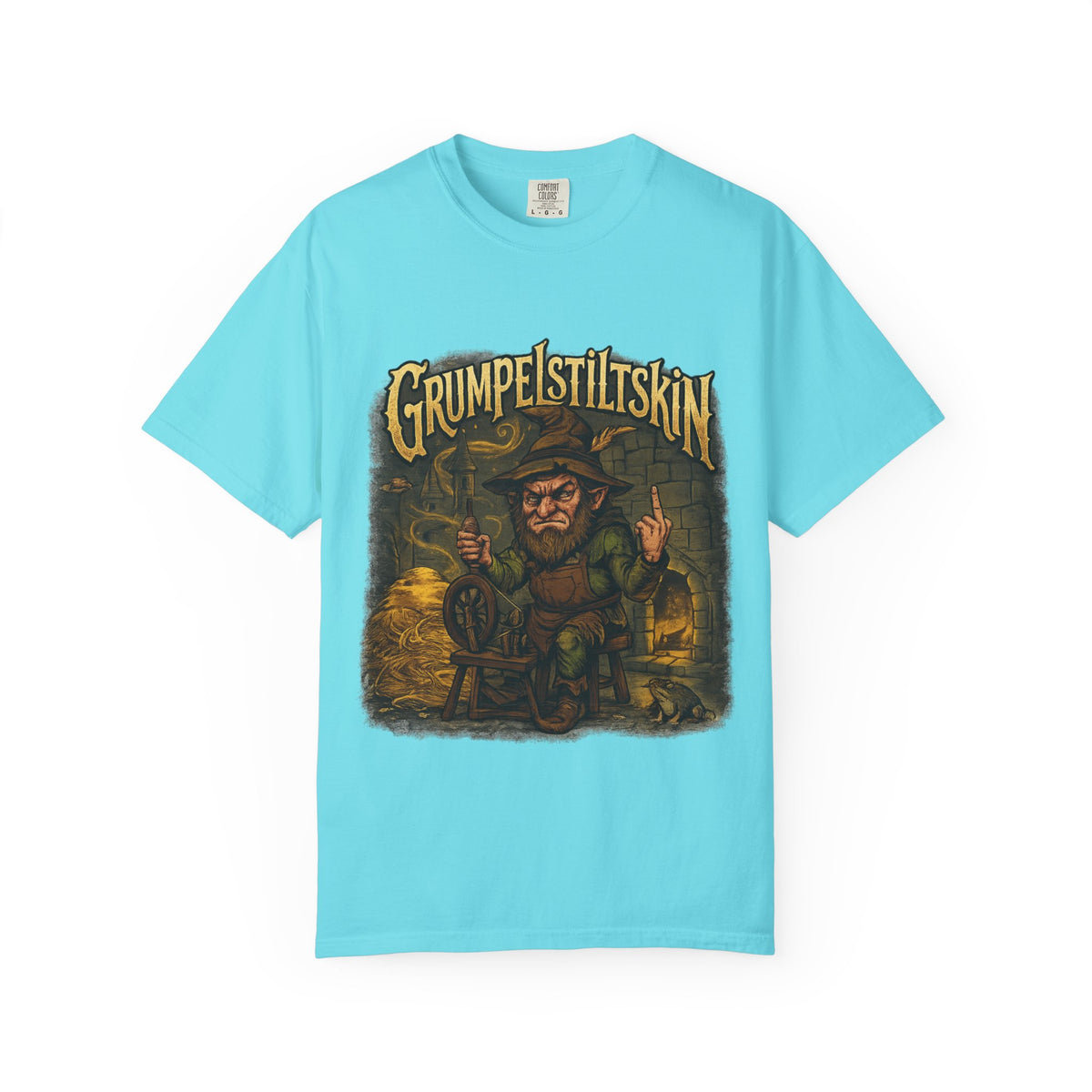 Grumpelstiltskin Graphic T-Shirt — Vintage Fairy Tale Illustration