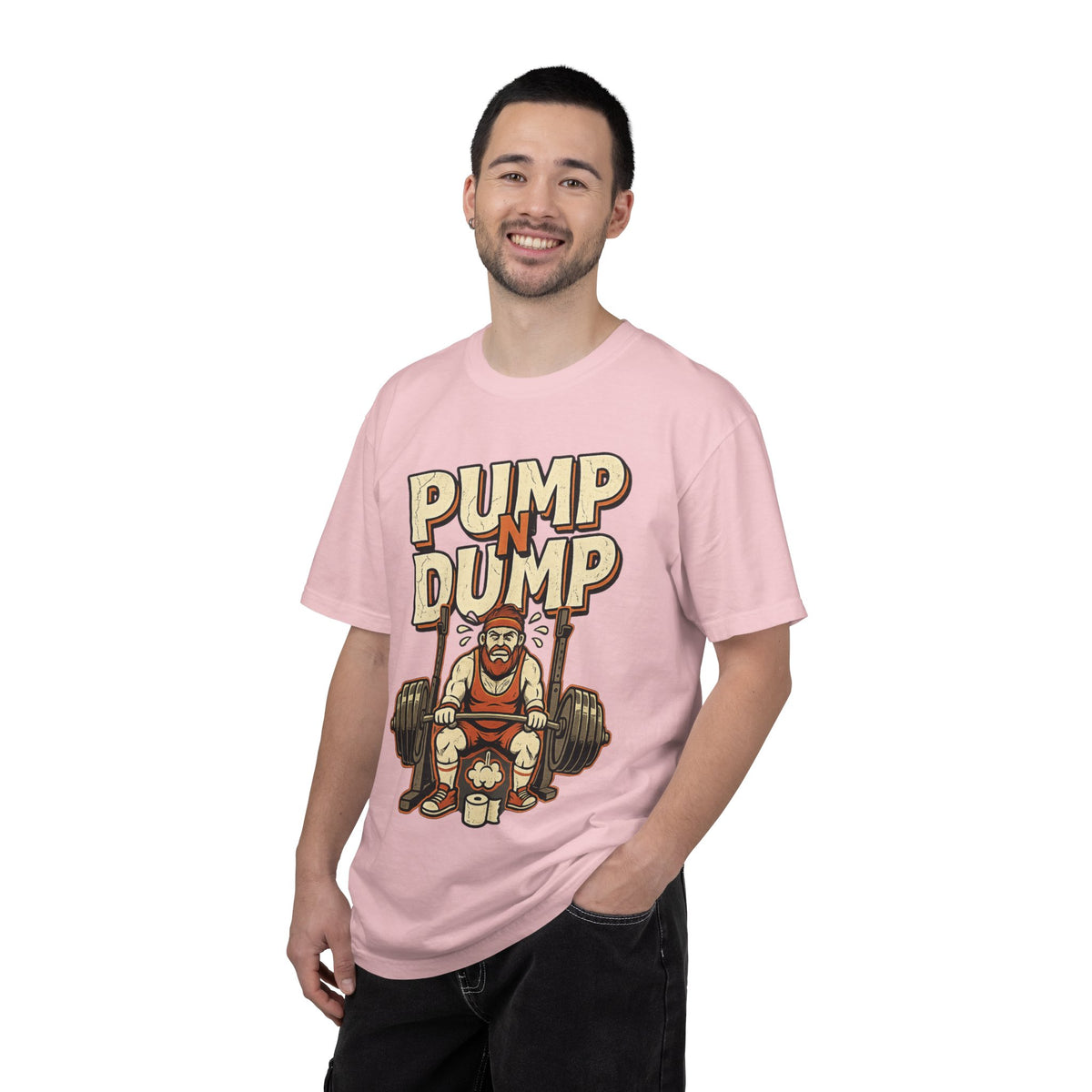 Pump N Dump Weightlifting T-Shirt — Funny Powerlifting Gym Tee