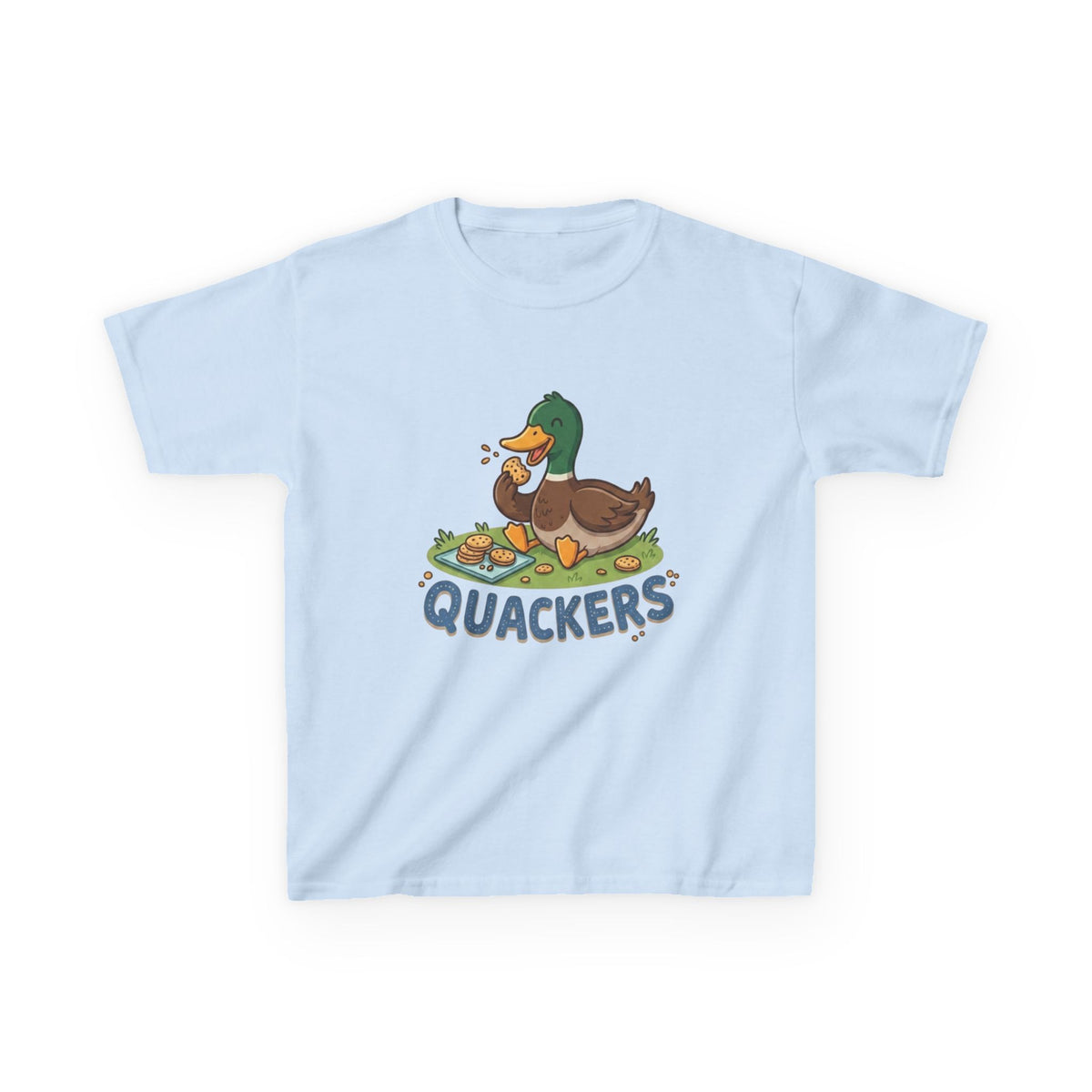 Kids Duck 'Quackers' T‑Shirt — Cute Pond Duck Graphic Tee for Children