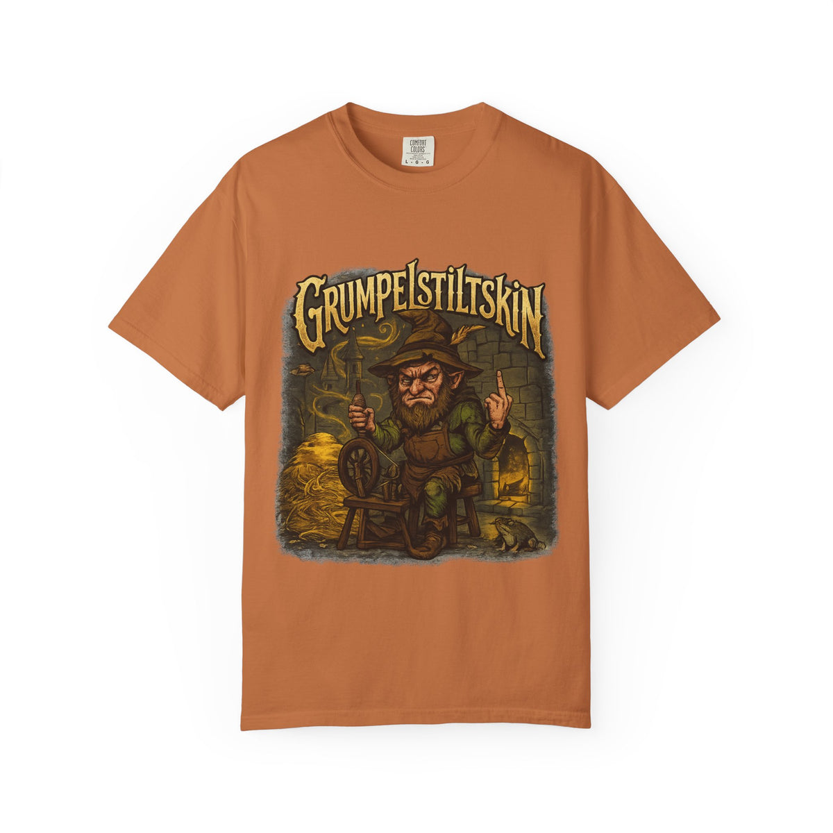 Grumpelstiltskin Graphic T-Shirt — Vintage Fairy Tale Illustration