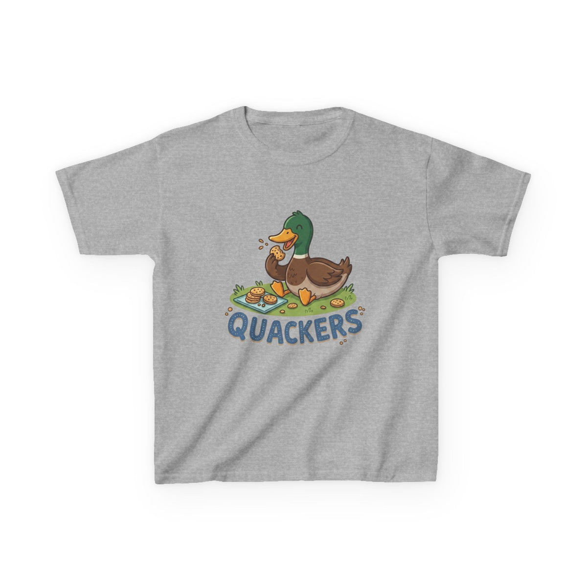 Kids Duck 'Quackers' T‑Shirt — Cute Pond Duck Graphic Tee for Children
