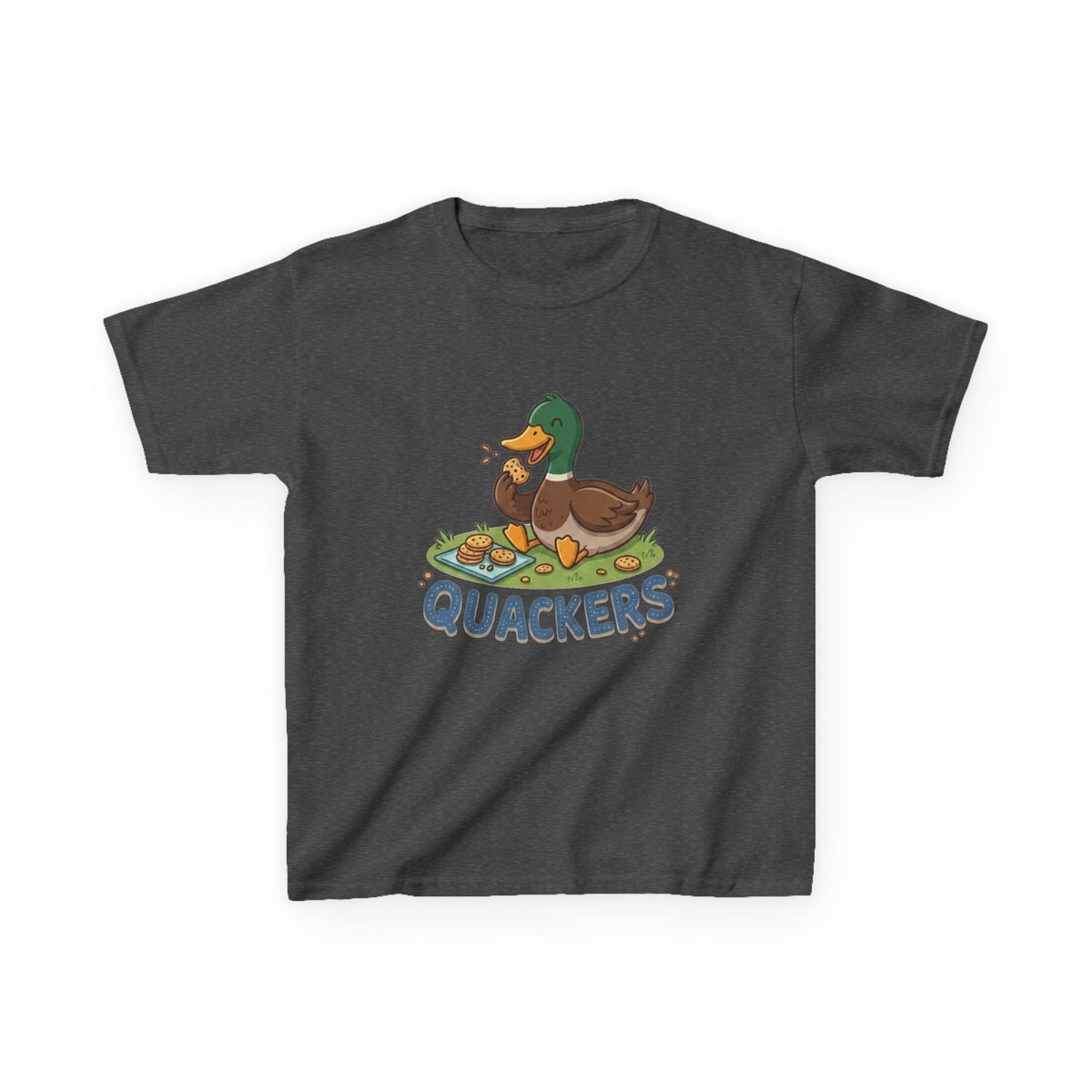 Kids Duck 'Quackers' T‑Shirt — Cute Pond Duck Graphic Tee for Children