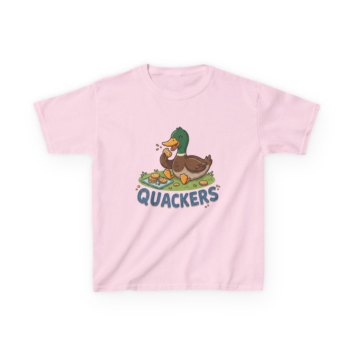 Kids Duck 'Quackers' T‑Shirt — Cute Pond Duck Graphic Tee for Children