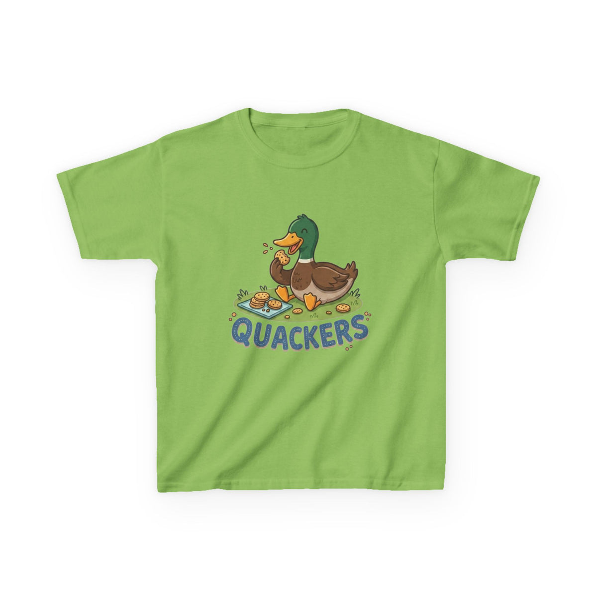 Kids Duck 'Quackers' T‑Shirt — Cute Pond Duck Graphic Tee for Children