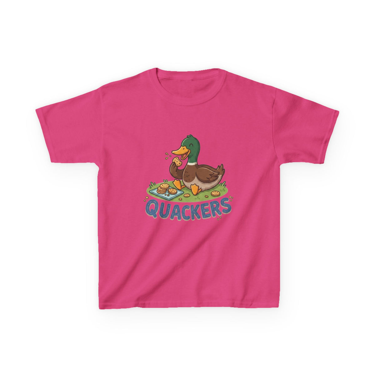 Kids Duck 'Quackers' T‑Shirt — Cute Pond Duck Graphic Tee for Children