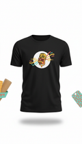 Mic Drop Black Cotton Tee
