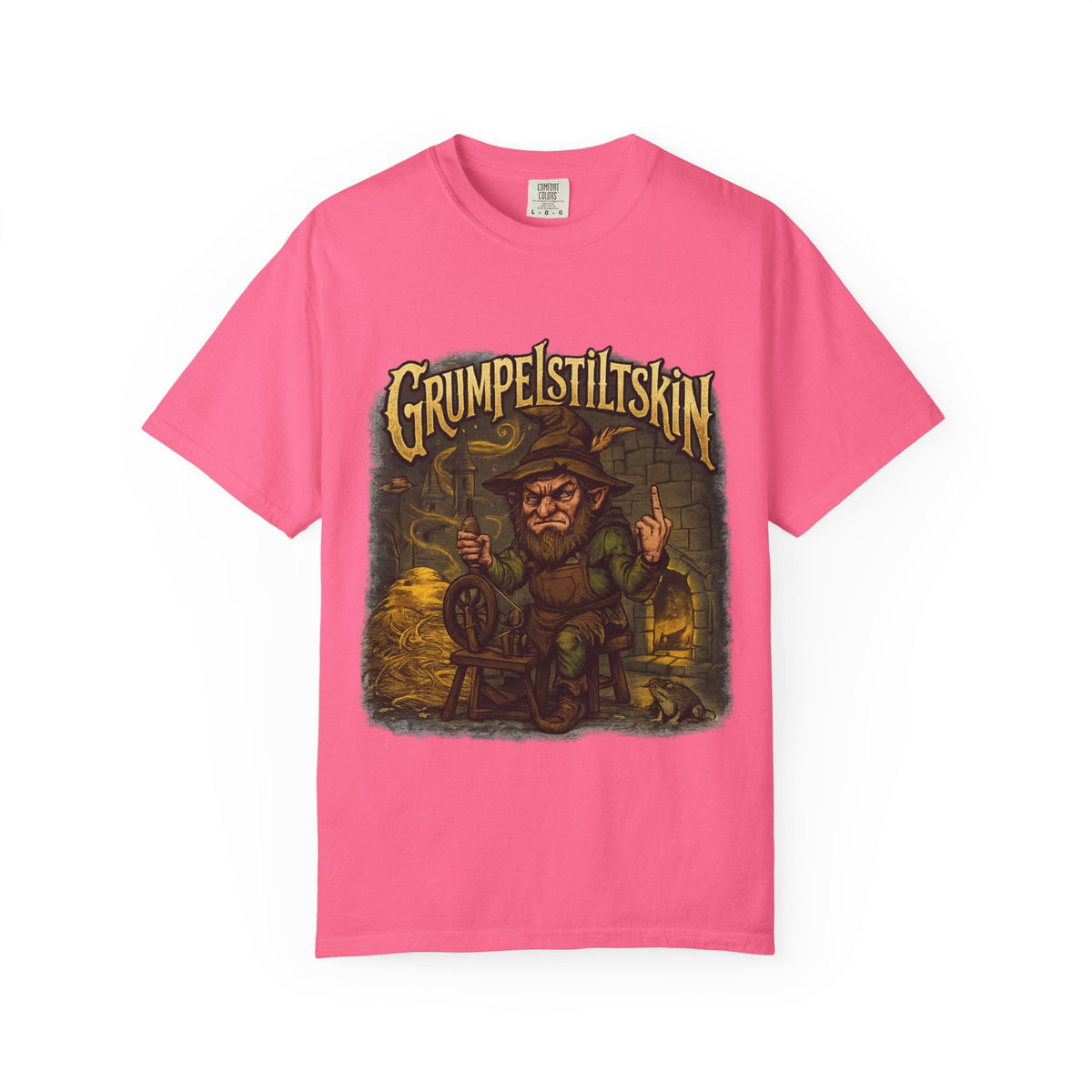 Grumpelstiltskin Graphic T-Shirt — Vintage Fairy Tale Illustration
